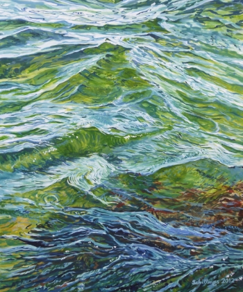 2012 Meer1 50x60cm �l auf Leinwand 350px