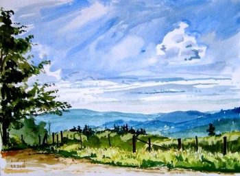 Schanze Aquarell 2008 350px