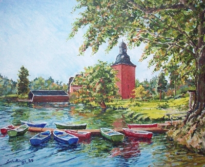 Schloss T�schenbroich 2009 50x60cm 400px